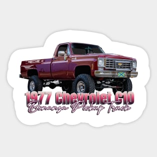 1977 Chevrolet C10 Bonanza Pickup Truck Sticker